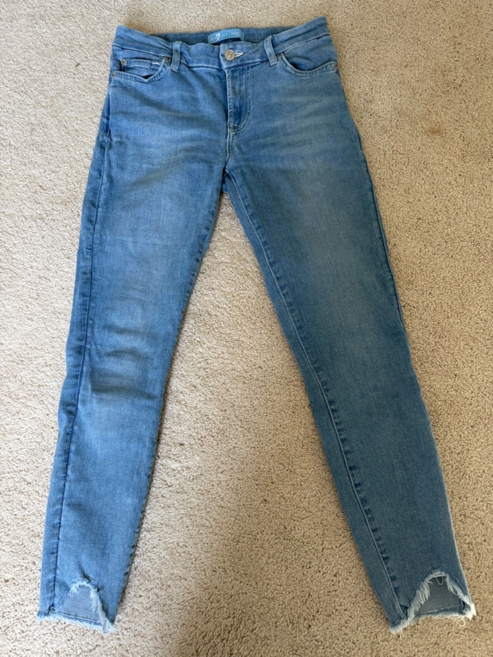 Light Blue Women's Skinny ankle Jeans size 26